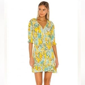 Faithful the Brand Margherita smocked dress
